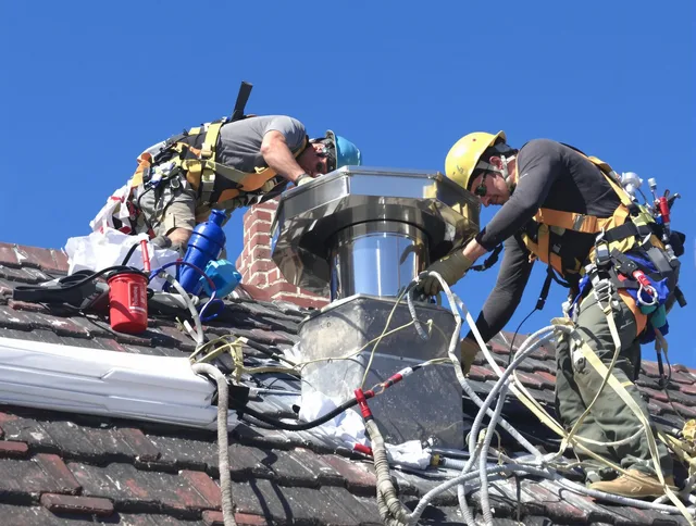 Protective chimney cap installed by Winter Haven Chimney Sweep in Winter Haven, FL