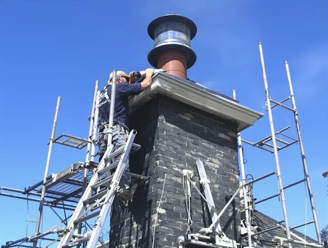 Sturdy chimney crown finished by Winter Haven Chimney Sweep in Winter Haven, FL