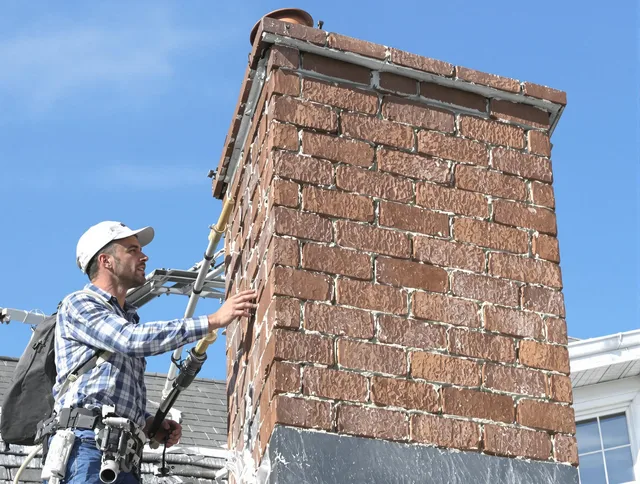 Brickwork for a chimney rebuild by Winter Haven Chimney Sweep in Winter Haven, FL
