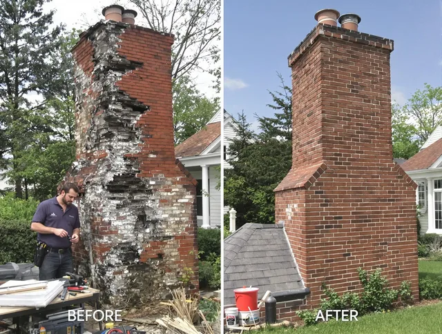 Winter Haven Chimney Sweep performing a full chimney restoration in Winter Haven, FL