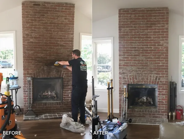 Finished chimney sweeping service by Winter Haven Chimney Sweep in Winter Haven, FL