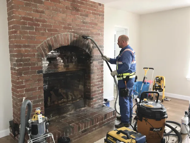 Winter Haven Chimney Sweep expert performing detailed chimney sweep in Winter Haven, FL