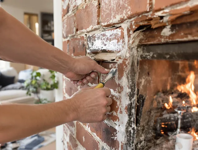 Routine fireplace repair by Winter Haven Chimney Sweep in Winter Haven, FL