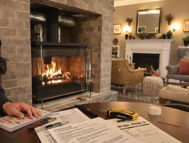 Winter Haven Chimney Sweep verifying fireplace safety measures in Winter Haven, FL